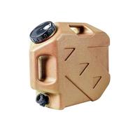 pistro Brocca portatile per l'acqua con rubinetto, 5 galloni (20L) contenitore dell'acqua pieghevole per campeggio e attività all'aperto, cachi