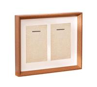 pistro Espositore per due medaglie, elegante cornice in legno per ginnastica e calcio, stile C