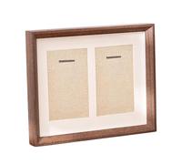 pistro Espositore per medaglie doppie, con finestra trasparente, cornice in legno per premi di ginnastica e calcio, stile D