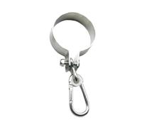 pistro Gancio per altalena resistente, capacità 200 kg, chiusura in metallo per amaca, portico, altalena, parco giochi, campeggio, cortile, diametro 100 mm