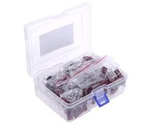 Pistro Metalized Mylar Polyester Film Capacitor Assortment Kit - 200pcs, 630V, 0.001uf to 2.2uf Range for Electronics, Circuit Projects, Repairs, DIY Hobbyists Capacitance Meters