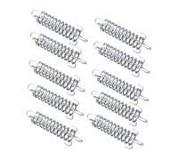 pistro Set di 10 ganci per tenda a molla, tendicinghia per corda del vento, gancio fisso per attività all'aperto, accessori per tende da sole (altezza 17 cm)