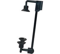 pistro Supporto a clip per microfono per strumenti, morsetto regolabile per chitarra, ukulele, violino, violoncello, presa sicura, leggero, robusto supporto per microfono per performance dal vivo e