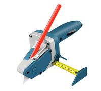 Pistro Utensile da taglio per cartongesso con metro a nastro e taglierino, lama in lega per progetti fai da te, per gesso, pannelli in schiuma, tavole KT, cartone