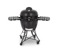 PIT BOSS- Barbecue a carbonella Kamado nero in ceramica Ø 52 cm 134 x 77 x 120 cm