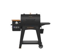 PIT BOSS Barbecue a Pellet Classic Onyx Edition Affumicatore per 82-260°C | Funzione per la cottura alla griglia con fiamma, 1 sensore incluso, Serbatoio pellet 8,5 kg, Griglie su 2 livelli