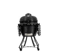 PIT BOSS- Barbecue a carbonella Kamado nero in ceramica Ø 52 cm 134 x 77 x 120 cm