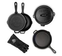 Pit Boss Kit 6 Accessori da Cucina in ghisa per Barbecue