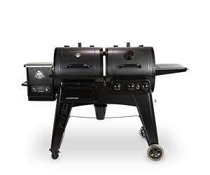 PIT BOSS Navigator 1230 Grill combinato, nero, in acciaio, 175,9 x 79,4 x 119,5 cm, grill a gas e a pellet