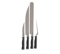 PIT BOSS® Set di Coltelli BBQ da 4 Pezzi con Guaine Protettive in Acciaio Inossidabile
