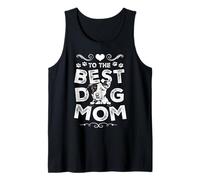 Pit Bull Best Dog Mom Dogs Lovers Funny Mothers Day Canotta