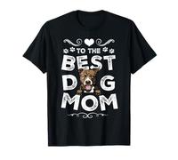 Pit Bull Best Dog Mom Dogs Lovers Funny Mothers Day Maglietta
