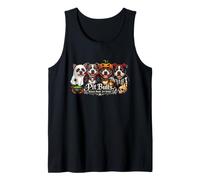 Pit Bull Cane Halloween Pit Bulls perché Le Persone Sono inquietanti Canotta