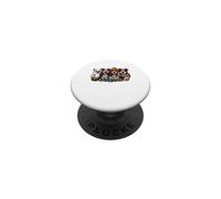 Pit bull Cane Halloween Pit Bulls Perché le persone sono inquietanti PopSockets PopGrip Adesivo