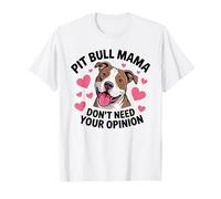 Pit Bull Mamma Divertente Pittie Cane Mamma Sarcastico Pitbull Maglietta