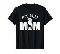 Pit Bull Mom Dog Pet Razza Maglietta