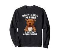 Pit Bull Pitbull Pittie Stop Discrimination Amante del caffè Felpa