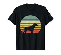 Pit Bull Retro Vintage 60s 70s Tramonto Cani Amanti Maglietta