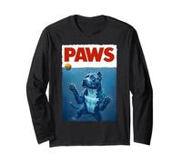 Pit Bull Terrier Cane Pitbull Mamma Pit Bull papà Divertente Pit Bull Maglia a Manica