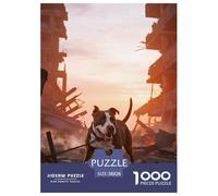 Pit Bull Terrierpuzzle Da 1000 Pezzi Cane Adatto Per Adulti E Bambini, Puzzle Delfino, Confezione Alta Qualità, Sfide Divertenti38x26cm/1000pcs