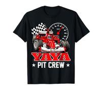Pit Crew YaYa Of The Birthday Boy Festa della mamma Maglietta