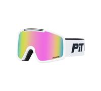 Pit Viper - Maschera da sci - The Miami Nights French Fry Goggle Double Wide in Silicone - Bianco