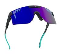 Pit Viper Occhiali da sole I originale & originale 2.0 I polarized lenses I montatura indistruttibile I adjustable fit, Viola / mezzanotte, 2.0 Wide