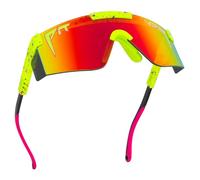 Pit Viper Occhiali da sole I The Original 2.0 I Wide Fit I Z87+Lenti in Policarbonato, Montatura indistruttibile I Turbo Regolabile per Perfect Fit I Borsa in Microfibra & Cinghie di Fissaggio I Lenti