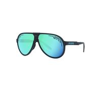 Pit Viper - Occhiali da sole - The Exec Jethawk Polarized in Pelle - Nero Nero