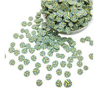 Pitadue 50 / 100 g Polimero Pallavolo Fette piccole Argille Perline per progetti fai da te Gioielli Unghie Arte e Sport Tema Decor Argilla Cutter