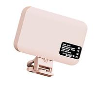 Pitadue 60 LED Telefono Clip Luce Con 3 Temperature di Colore 10 Livelli Rotazione Trasportabile USB CREARE Ricaricabile Per Autoritratto Fotografia Telefono Selfportrait Contro Mistouch Selfportrait