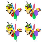 Pitadue Colorful Cartoon Animale Wind Spinner Bambini Giocattolo Spaventare Uccelli Vento Spinner Giardino Mulini A Vento Adornment Cartoon Animale Mulini A Vento