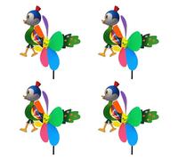 Pitadue Colorful Cartoon Animale Wind Spinner Bambini Giocattolo Spaventare Uccelli Vento Spinner Giardino Mulini A Vento Adornment Cartoon Animale Mulini A Vento