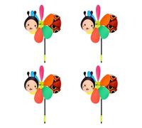 Pitadue Colorful Cartoon Animale Wind Spinner Bambini Giocattolo Spaventare Uccelli Vento Spinner Giardino Mulini A Vento Adornment Cartoon Animale Mulini A Vento