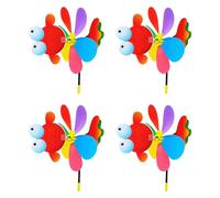 Pitadue Colorful Cartoon Animale Wind Spinner Bambini Giocattolo Spaventare Uccelli Vento Spinner Giardino Mulini A Vento Adornment Cartoon Animale Mulini A Vento