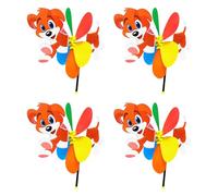 Pitadue Colorful Cartoon Animale Wind Spinner Bambini Giocattolo Spaventare Uccelli Vento Spinner Giardino Mulini A Vento Adornment Cartoon Animale Mulini A Vento