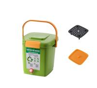 Pitadue Contenitore per humus da esterno di grande capacità sviluppato per esempio per lo stoccaggio di detriti da cortile e rifiuti alimentari riducendo la manipolazione frequente humus domestico