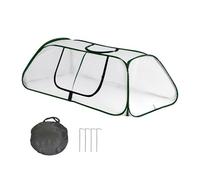 Pitadue Copertura da giardino per aiuola rialzata, pieghevole, trasparente, per congelare e accelerare le piante