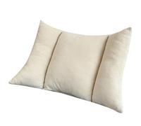 Pitadue Cuscino lombare ergonomico per sedia da ufficio in poliestere traspirante cuscino schienale divano casa con imbottitura in cotone PP cuscino per sollievo posteriore ufficio