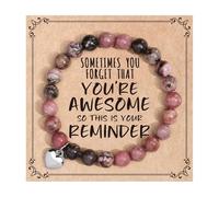 Pitadue Delicato ciondolo a forma di cuore in lega con bordo liscio, pietra naturale per un comodo accessorio quotidiano elegante alla moda a forma di cuore, Misura unica, come descritto