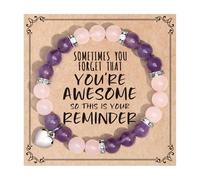 Pitadue Delicato ciondolo a forma di cuore in lega con bordo liscio, pietra naturale per un comodo accessorio quotidiano elegante alla moda a forma di cuore, Misura unica, come descritto