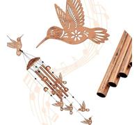 Pitadue Pedaggio del vento in ferro da 86 cm con finitura a prova di ossidazione e suoni armoniosi per un giardino lungo tutto l'anno, facile da installare