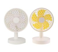 Pitadue Ventilatore portatile Desktop Piccolo Haking per la testa con Forte Silenzioso per Casa Auto Outdoor Usb Scrivania Ricaricabile Oscillante Piccolo Potente Tranquillo Elettrico Plug in