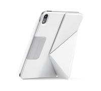 pitaka Cover per iPad Mini 7 Magnetica Sottile e Leggera Case per iPad Mini 7 A17 2024 Pelle PU Magsafe Custodia Magnetica per iPad Mini 7&6 2021 con Fibbia in Pelle Nascosta Bianco[MagEZ Folio 2]