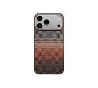 PITAKA KI1702SP Cover per Apple iPhone 17 Pro, Marrone/Beige/Rosso Scuro/Blu Scuro