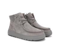 Pitas | BERNA | Stivali casual da donna | Stivaletti in pelle| Scarpa urbani | Mocassini | Nautiche invernali | Sneakers Casual | Calzatura Senza lacci | Calzature Walkinpitas | Grigio | 41