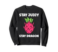 Pitaya Cute Funny Quote Stay Juicy Dragon Fruit Felpa