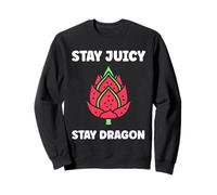Pitaya Cute Funny Quote Stay Juicy Dragon Fruit Felpa