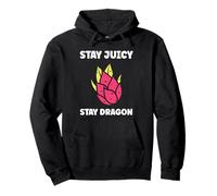 Pitaya Cute Funny Quote Stay Juicy Dragon Fruit Felpa con Cappuccio