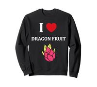 Pitaya Funny Cute Minimalist Simple i Love Dragon Fruit Felpa